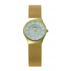 Bracelet de montre Skagen 233XSGG Milanais Plaqué or 24mm