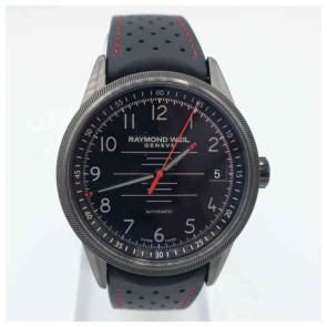 Bracelet de montre Raymond Weil 2754-BKR-05200 / SU2201-2760R-18 Cuir Noir 22mm