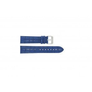 Croc en cuir bleu 24mm PVK-285
