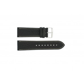 Bracelet de montre Universel 307L.01 XL Cuir Noir 20mm