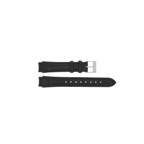 Prisma bracelet de montre 33 832 117 Cuir Noir 14mm + coutures noires