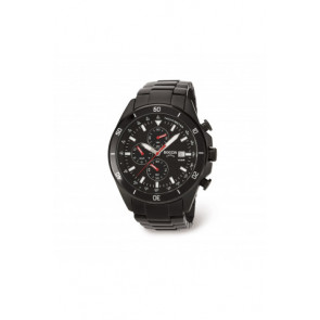 Bracelet de montre Boccia 3762-03 / 811 A3762AQSXC Acier Noir 21mm