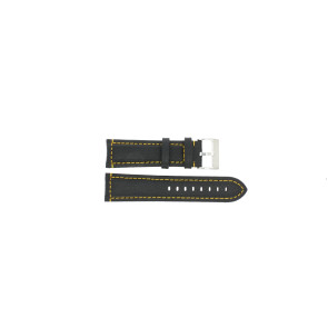 Bracelet de montre Universel 394.01.10 Cuir Noir 20mm
