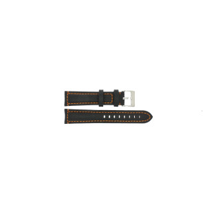 Bracelet de montre Universel 394.01.12 Cuir Noir 20mm