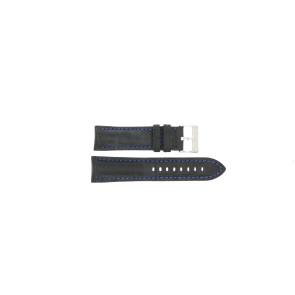 Bracelet de montre Universel 395.01.05 Cuir Noir 20mm