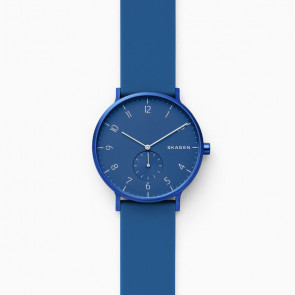 Bracelet de montre Skagen SKW2817 Silicone Bleu 16mm
