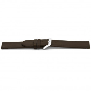 Bracelet de montre Universel D403 Cuir Brun 14mm