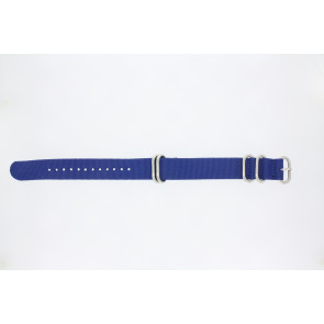 Bracelet de montre Universel 409.05.20 Textile Bleu 20mm