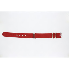 Bracelet de montre Universel 409.06.20 Nylon Rouge 20mm