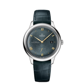 Bracelet de montre Omega 032Z016850 / 43413402010001 / 43413412010001 / De Ville Peau de crocodile Vert 19mm