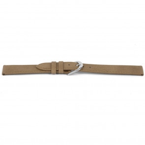 Bracelet de montre Universel E452 Cuir Beige 16mm