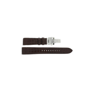 Bracelet de montre Seiko 7D56-0AA0/SNP023P1 (4A071JL) Cuir Brun