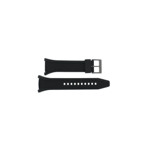 Bracelet de montre Seiko SNAB39P1 / 7T62 0HJ0 Caoutchouc Noir 