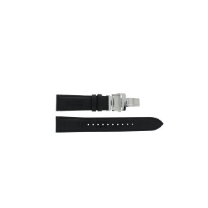 Bracelet de montre Seiko SSA379J1 / 4R39-00W0 Cuir Noir 20mm