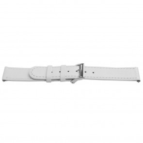 Bracelet de montre Universel D500 Cuir Blanc 14mm