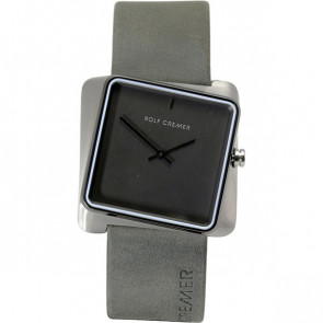 Rolf Cremer bracelet de montre 501602 Cuir Gris 22mm