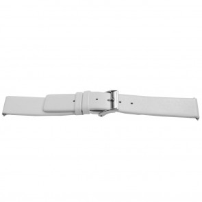 Bracelet de montre Universel F510 Cuir Blanc 18mm