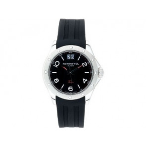 Bracelet de montre Raymond Weil 5595 Caoutchouc Noir 20mm