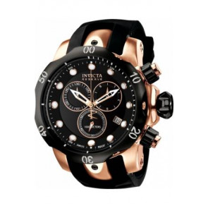 Invicta bracelet de montre 5733 / 5733.01 Caoutchouc Noir