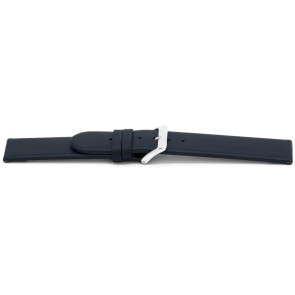 Bracelet de montre Universel D607 Cuir Bleu 14mm