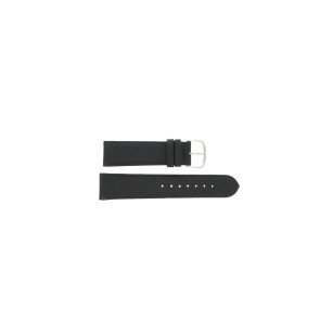 Bracelet de montre Universel 61215B.10.22 Cuir Noir 22mm