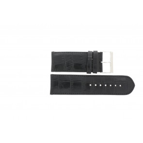 Bracelet de montre Universel 61248B.10.28 Cuir Noir 28mm