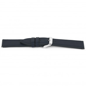 Bracelet de montre Universel H622 Cuir Bleu 22mm