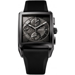 Bracelet de montre Maurice Lacroix 640-000029 / PT6197-SS001-331 Silicone Noir 26mm