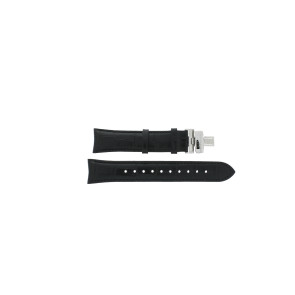Bracelet de montre Hugo Boss HB-273-1-14-2825 / HB1513266 / HB659302661 Cuir croco Noir 21mm
