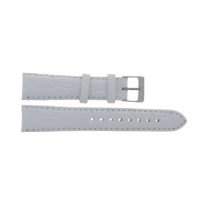 Bracelet de montre Tommy Hilfiger 679301161 / 1780944 / TH-77-3-14-0905 Cuir Blanc 19mm