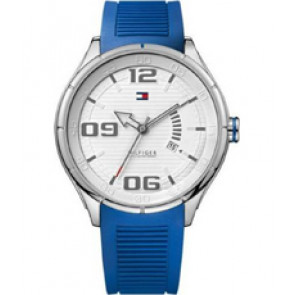 Bracelet de montre Tommy Hilfiger 679301379 / TH-172-1-14-1178 Caoutchouc Bleu 22mm