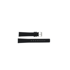 Bracelet de montre Skagen 691SSLS / 691SSLB Cuir Noir 17mm