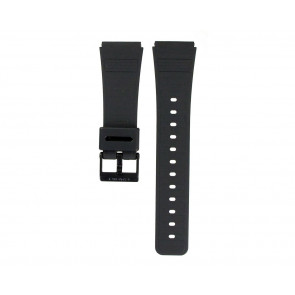 Bracelet de montre Casio 70378364 / DBC-62-1 Caoutchouc Noir