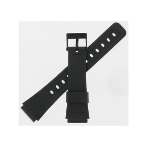 Casio bracelet de montre 70635749 Plastique Noir 19mm 