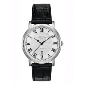Bracelet de montre Roamer 709856-41-22-07 Cuir Noir 22mm
