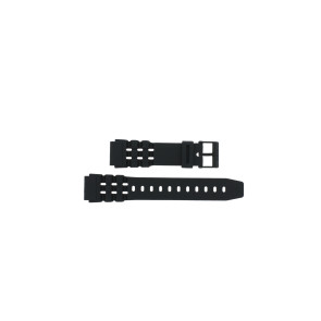 Horlogeband Casio W-87H-1V / 71602163 Kunststof/Plastic Zwart 19mm