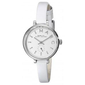 Bracelet de montre Marc by Marc Jacobs MBM1350 Cuir Blanc 8mm
