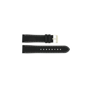 Bracelet de montre Universel 7800.01 Caoutchouc Noir 20mm