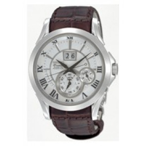 Bracelet de montre Seiko 7D56-0AA0/SNP023P1 (4A071JL) Cuir Brun