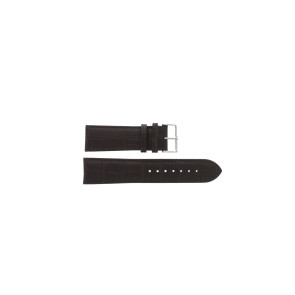 Bracelet de montre 805.02.24 Cuir Brun foncé 24mm + coutures brunes