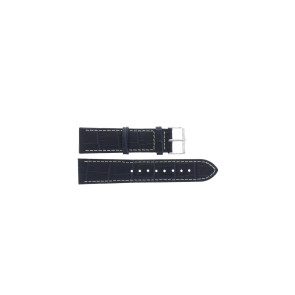 Bracelet de montre Universel 808.05.18 Cuir Bleu 18mm