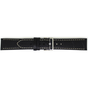 Bracelet de montre Universel 808.01.18 Cuir Noir 18mm
