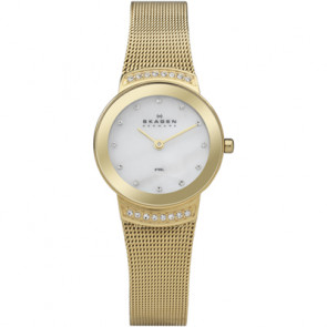 Bracelet de montre Skagen 812SGG Milanais Plaqué or 15mm