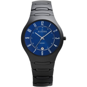 Bracelet de montre Skagen 817LBXNC Céramique Noir 12mm