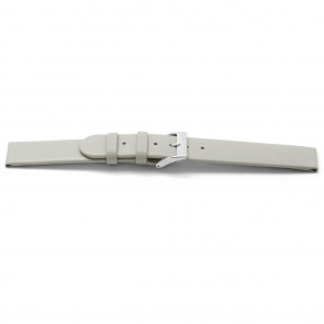 Bracelet de montre Universel E819 Cuir Gris 16mm