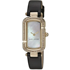 Bracelet de montre Marc by Marc Jacobs MJ1495 Cuir Noir 12mm