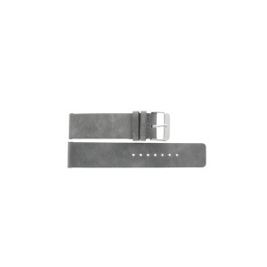 Bracelet de montre Universel 827.07.24 Cuir Gris 24mm