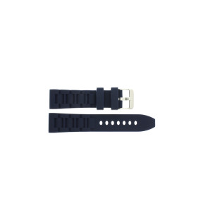 Bracelet de montre Universel 896.06 Caoutchouc Bleu 20mm