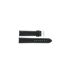 Bracelet de montre Universel 890.01.18 Cuir Noir 18mm