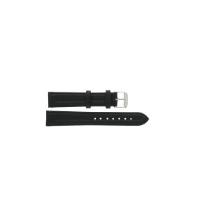 Bracelet de montre Universel 891.01.18 Cuir Noir 18mm